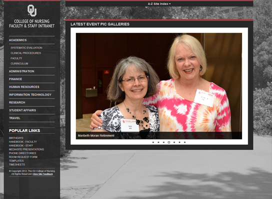 The OU College of Nursing Intranet